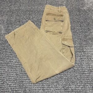 GAP Mens Standard Cargo Pants Size 33x32 Brown Khaki 100% Cotton Casual